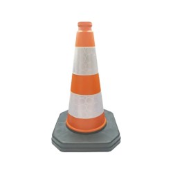 Cono de seguridad 46 cm para tráfico y obras