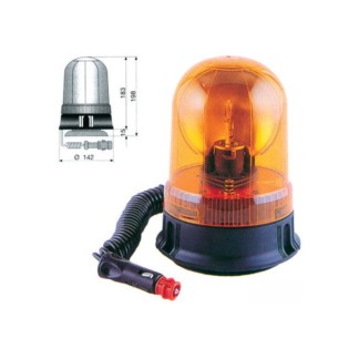 Rotativo halógeno amarillo 12V/24V