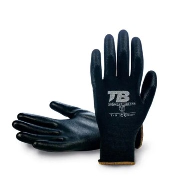 Guantes negros pack de 10ud  Tomas Bodero 500NG2P Uretan - Segutodo